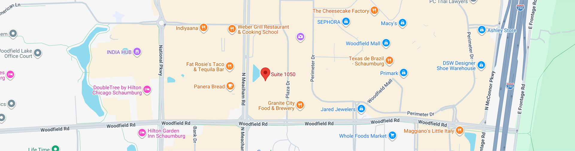 Map: NextRow, 1450 American Lane, Suite 1050, Schaumburg, IL 60173