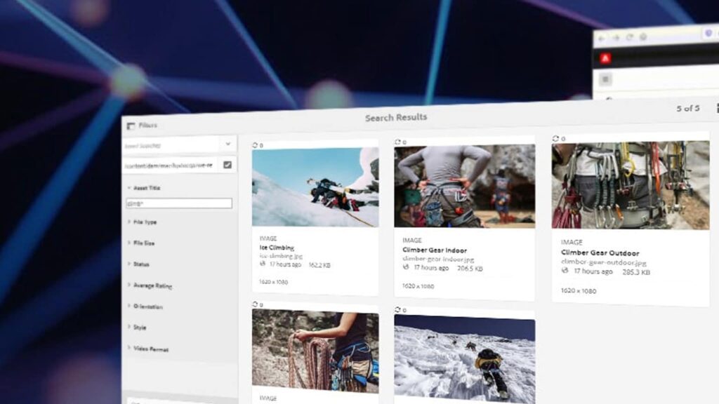 AEM Assets Default View Setup