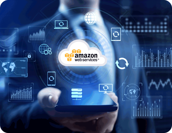 AWS Services Logo with Icons